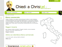Tablet Screenshot of chiedi-a-christel.it